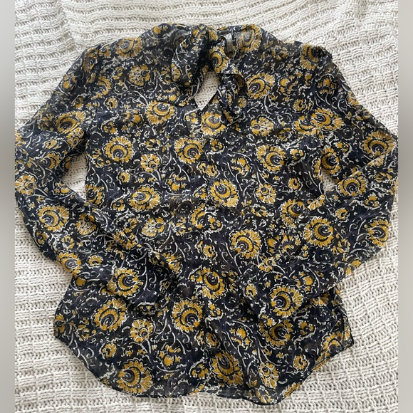 veronica beard 🐝 wade metallic top - Picture 6 of 11